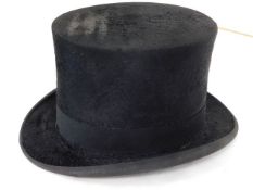 A Lincoln Bennett & Co. top hat internal measureme