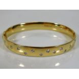 A Boodles fine quality & substantial 18ct gold bracelet set with approx. 1ct fine diamonds 55g with