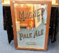 A vintage Magnet Pale Ale pub mirror