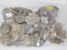 A quantity of post 1946 white metal coinage