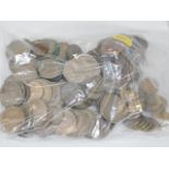 A quantity of post 1946 white metal coinage