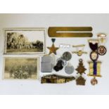 A selection of items relating & belonging to Lt. C