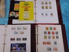 Three Australian stamp albums