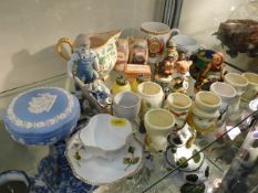 Two Goebel figures & a quantity of other china & c