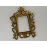 A Regency style gilt photo frame