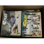 A boxed quantity of Giles books