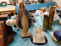 Of Catholic interest, a large resin type model of