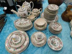 A large quantity of Indian Tree dinner ware