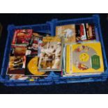 Two trays of CDs & similar items