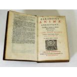 Paradisus Animae Christianae book dated 1732
