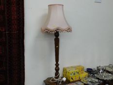 A low level table lamp