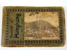 A Souvenir of Hong Kong booklet with 65 views publ