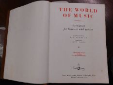 The World Of Music by K. B. Sandald with wooden co