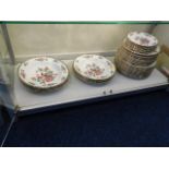 A quantity of English porcelain dinnerware