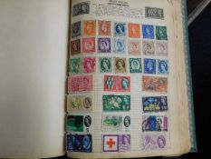 An album of stamps & a large quantity of loose sta