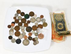 A quantity of mixed coinage, some 19thC. & a quant