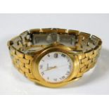 A Gents Gucci 5400M wrist watch, some wear to plat