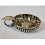 A 19thC. French silver tastevin