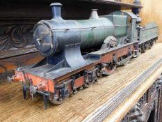 A well engineered large 3.5in gauge working model steam train of the GWR City Of Bath locomotive 42.