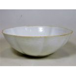 A Chinese fine porcelain blanc de chine bowl with