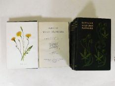 Five volumes of Familiar Wild Flowers