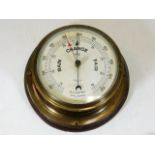 A brass Sestrel barometer