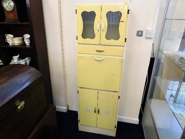 A 1950's/60's retro kitchen cabinet