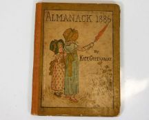A small pocket sized 1886 Almanack by Kate Greenaw