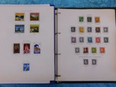 Two New Zealand stamp albums
