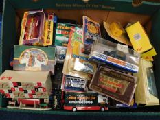 A quantity of boxed diecast vehicles including Din