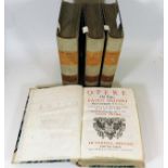 Four volumes of Opere Del Padre Paolo Segneri date