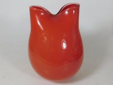 A retro glass vase