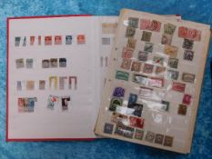 Two world stamp albums & one other partial album