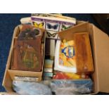 A boxed quantity of sundry items including Lego, p