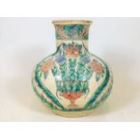 A 19thC. Iznik pottery vase 7.25in
