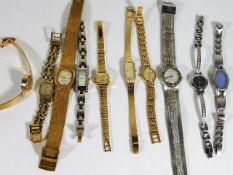 A quantity of ladies fashion watches, some a/f