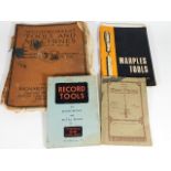 An early 20thC. booklet on Norris planes, other vintage booklets on Marples & Record tools & one oth