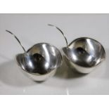 A pair of Braybrook & Britten sterling silver test