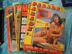 A small selection of 1960's gentleman's magazines
