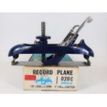 A boxed Record compass plane 020C, presents in unu