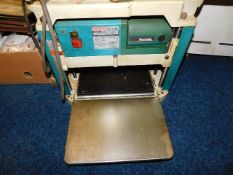 A 12inch Makita thicknesser (replacing withdrawn lot)