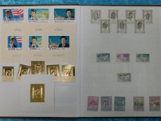 A World J. F. Kennedy related stamp album