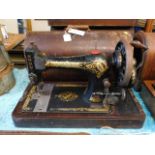 An early 20thC. sewing machine