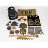 A quantity of items of military interest including