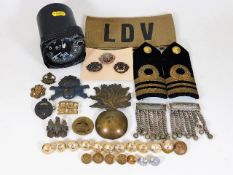 A quantity of items of military interest including