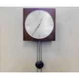 A retro mid 20thC. Junghans Meister wall clock