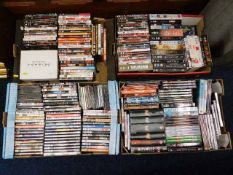 Four boxes of DVDs inc. box sets