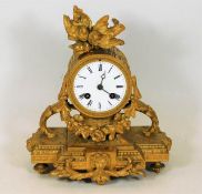 A late 19thC. French ormolu clock