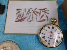 A Benson & Hedges clock twinned with a Benson & He
