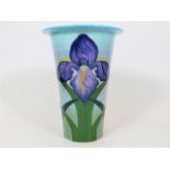 A Dennis Chinaworks vase featuring Iris design by